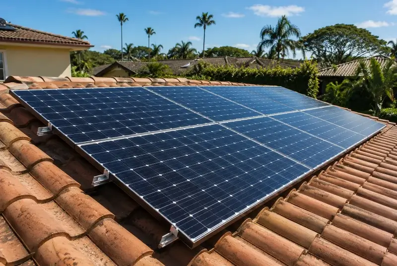 Installation de panneaux solaires à Caudiès-de-Conflent